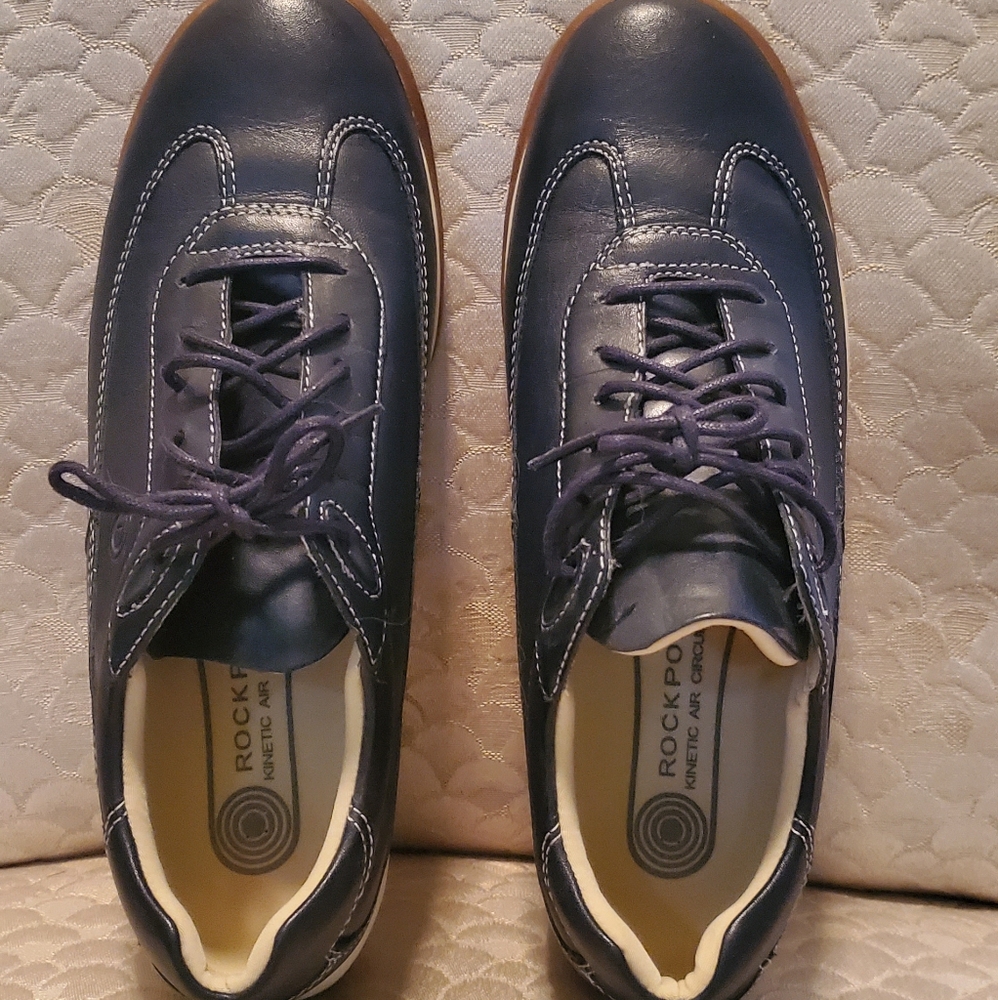 Navy Blue Rockport Shoes
